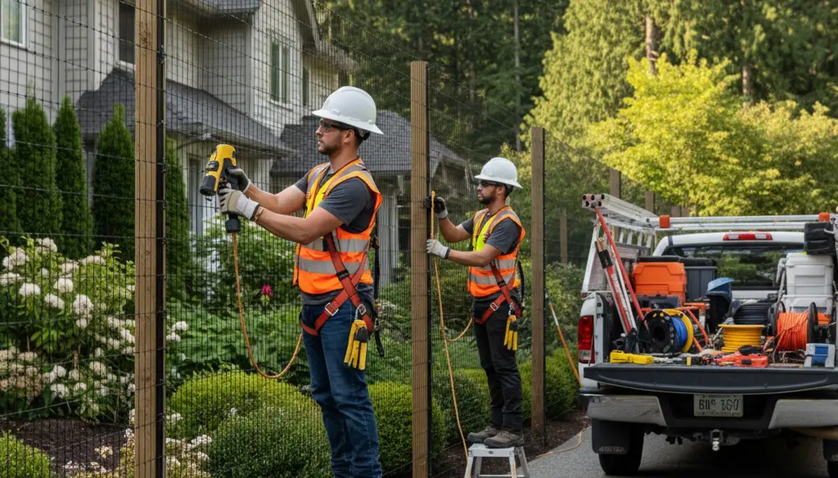 Louisville, KY tree service applying deer deterrent protection to trees, shrubs, and landscaping
