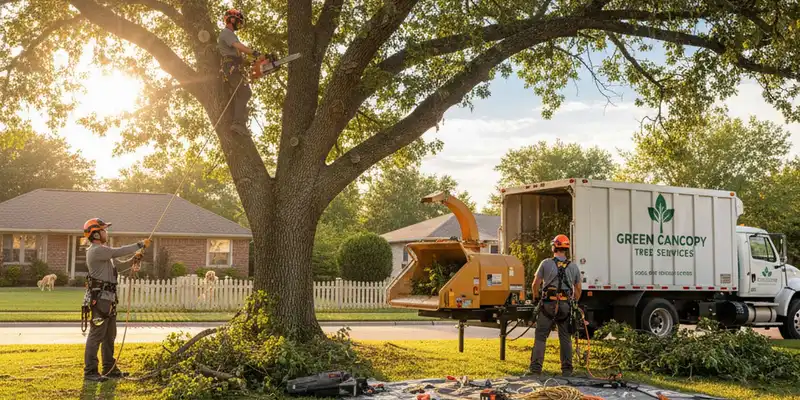 Louisville, KY tree service team providing safe tree removal, trimming, and pruning for homeowners