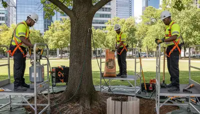 Root protection service in Louisville, KY for healthy tree roots and soil care