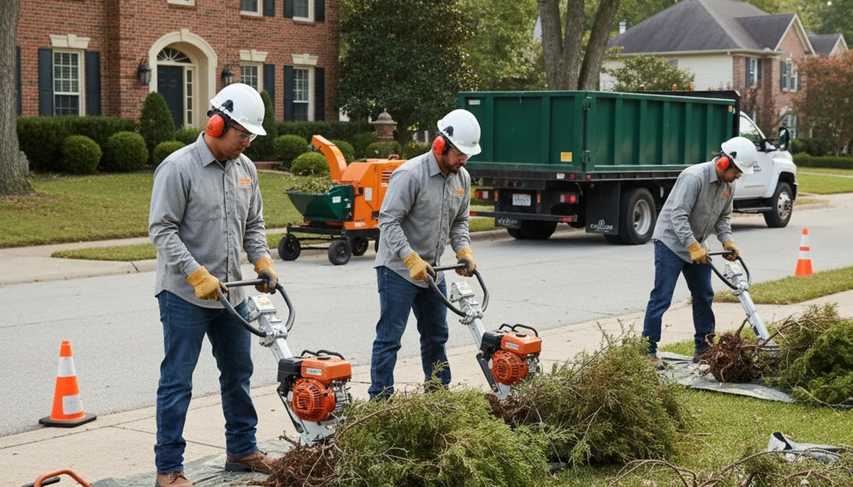 Shrub removal service in Louisville, KY by Louisville Tree Service KY