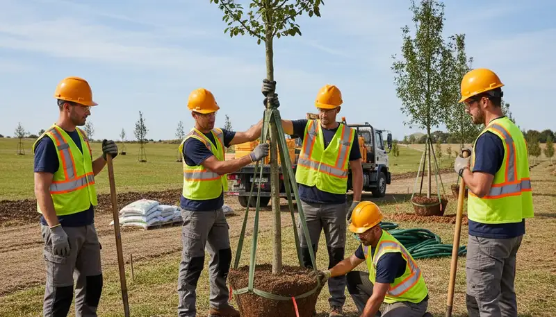 Tree planting service in Louisville, KY for residential and commercial properties