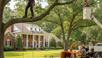 Louisville, KY tree service team providing professional tree trimming and removal services