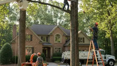 Louisville, KY tree service crew providing professional tree trimming and removal services