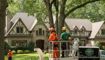 Louisville, KY tree service crew providing professional tree removal and trimming services