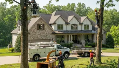 Louisville, KY tree service team providing professional tree care for local homeowners