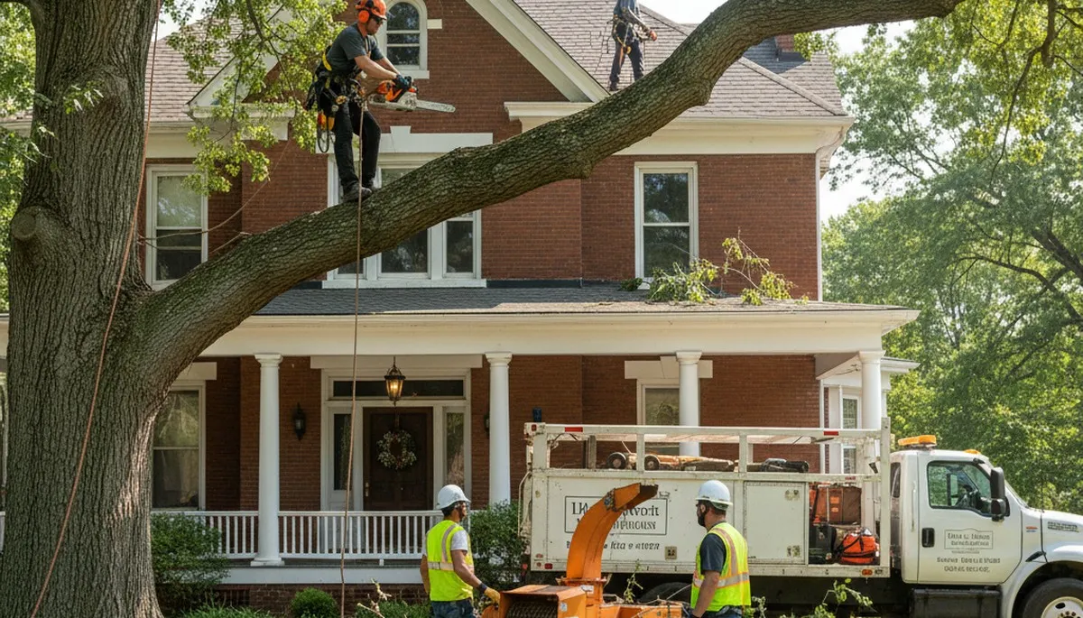 Louisville, KY tree service team providing professional tree removal and trimming for homes and businesses