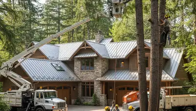 Louisville, KY tree service team providing professional tree removal and trimming for local properties