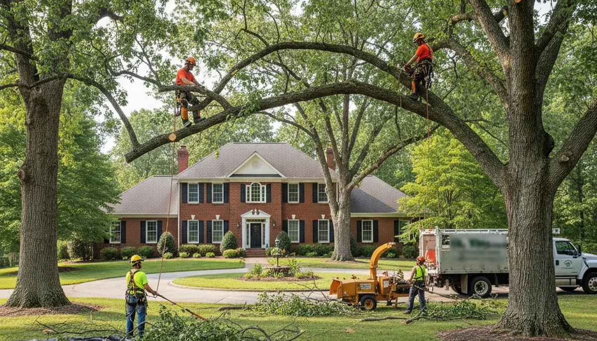 Louisville, KY tree service crew providing professional tree trimming and removal services