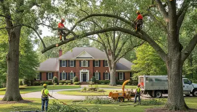 Louisville, KY tree service crew providing professional tree trimming and removal services