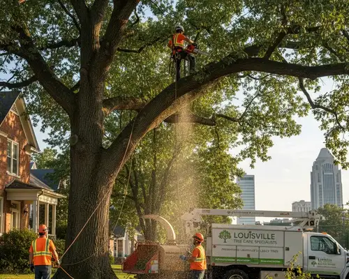 Tree trimming for established trees in Louisville, KY by Louisville Tree Service