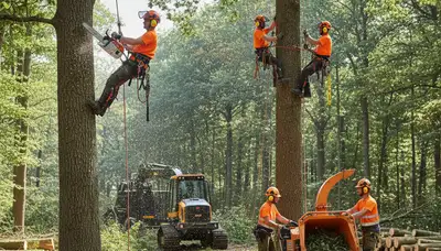 Woodlot management service in Louisville, KY for safer, healthier wooded land and tree care maintenance